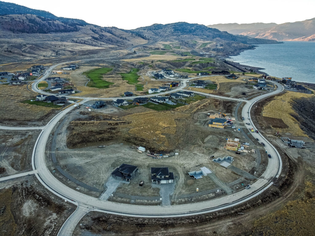 Drone shot of Tobiano